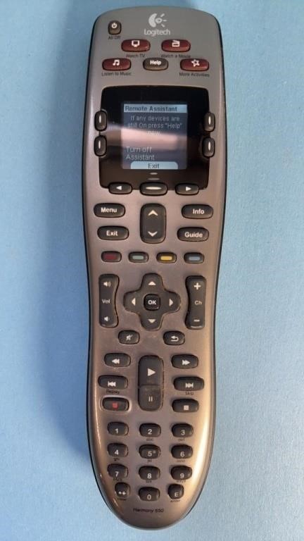 Logitech universal remote (up to 8 devices)