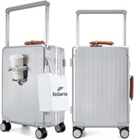 Feilario 20' Alu PC Hardside Luggage Pro-Silver