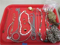 Tray of Misc Jewelry