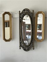 3 Wall Mirrors