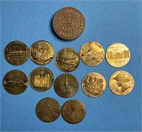 Souvenir coin lot. See pics