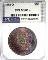 1883-O Morgan PCI MS65+ Colorful