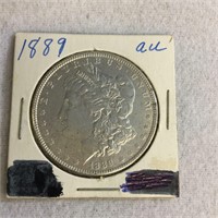 US 1889 Morgan Silver Dollar