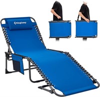 KingCamp Adjustable Tri-fold Lounge Chair
