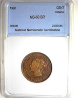 1900 Cent NNC MS60 BR Canada