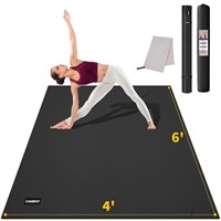 CAMBIVO Mats Premium Large Yoga Mat – 6'x 4' x 8m