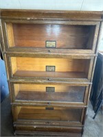 4 TIER BARRISTER STYLE BOOK CASE