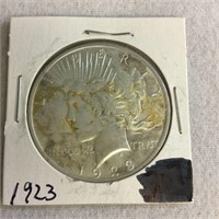 US 1923 Morgan Silver Dollar