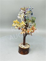 ornamental multi color stone tree