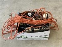 Box of Extension Cords and Power Strips
