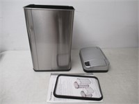 $114 - "As Is" iTouchless Stainless Steel Trash Ca
