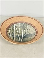 pottery bowl - marked Lethbridge - 10"