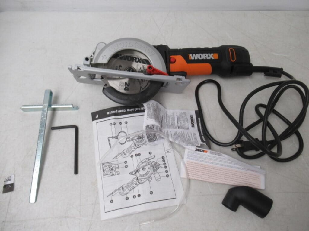 $110 - "Used" Worx WX439L 4.5 Inch and 4.5 Amp One