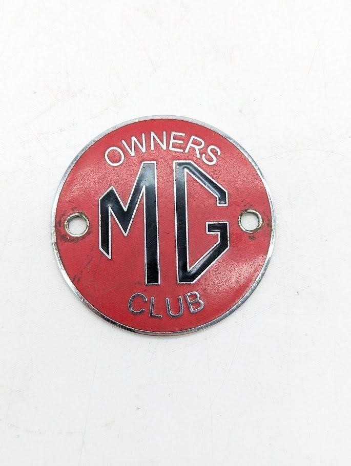 Owners MG Club Badge