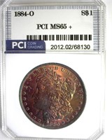 1884-O Morgan PCI MS65+ Incredible Color