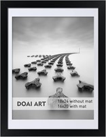 DOAI ART 18x24 Poster Frame Black - 16x20 Picture