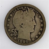 1897-O Quarter G/VG Key Date