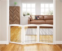 PAWLAND Extra Wide Dog gate for The House, Doorwa