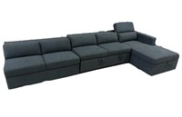 Berkley Jensen 3pc. Stationary Sectional - Blue