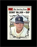 1970 Topps #467 Denny McLain AS VG-EX+ Pen Mark