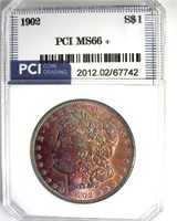 1902 Morgan MS66 LISTS $1000