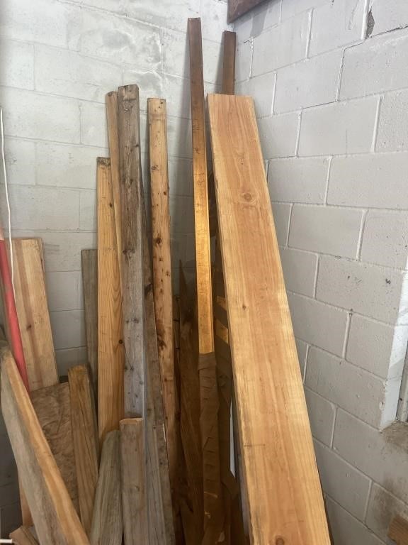 Wood in corner