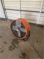 Working orange fan