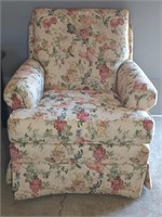 FLORAL PATTERNED ARM CHAIR
