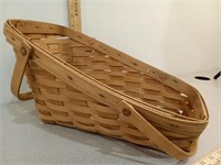 Longaberger basket, hand woven, 1996