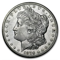 1879-CC Morgan Dollar Capped CC AU Details