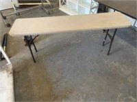 Folding table - 6 ft by 18 inches