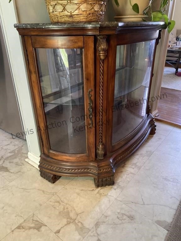 Vintage display cabinet 36 inches tall 46 inches