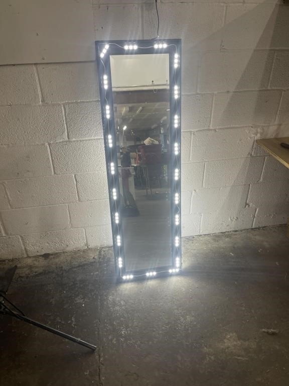 Mirror with lights  about 52 inches
