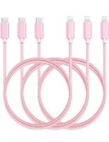 NEW (3.3'; 6.6'; 10') 3-Pack iPhone Charging Cable