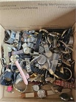 COLLECTION OF WATCH PART, ILLINIOS, CRYSTALS