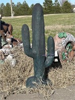 Concrete Cactus Lawn Statue