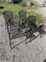 4 outside chairs