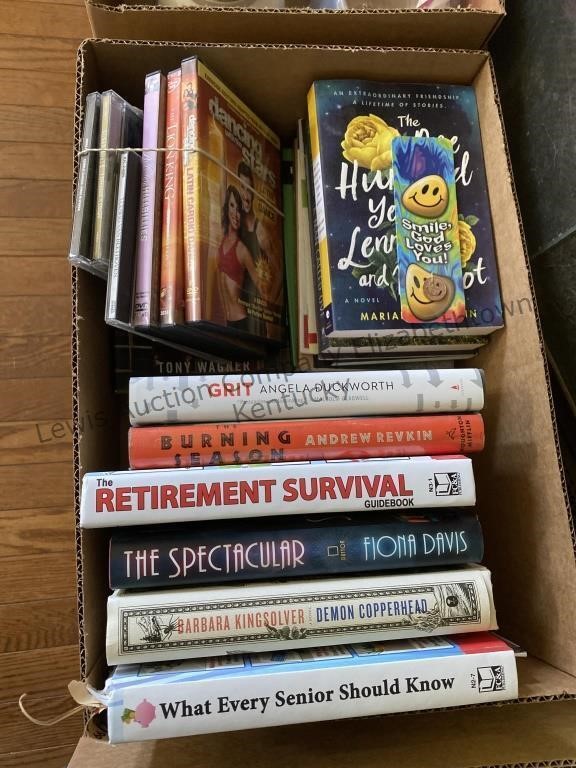 Box of books and more see photos