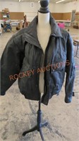 Size large men's leather jacket