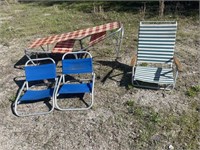 4 outside chairs