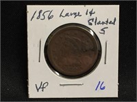 1856 Large Cent Slanted 5