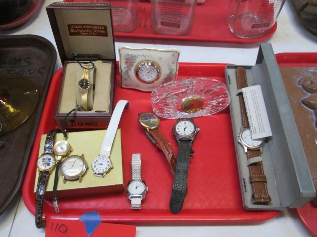 Wristwatches, Desk Clocks, Jules Jurgensen ++
