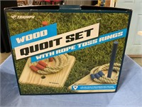 Wood Quoit set outdoor game