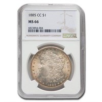 1885-CC Morgan Dollar MS-66 NGC