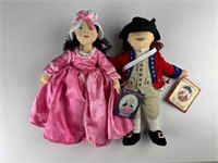 Williamsburg cloth dolls