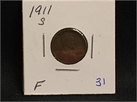 1911S Lincoln Penny