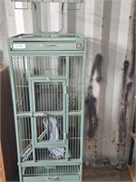METAL BIRD CAGE WITH ACCESSORIES