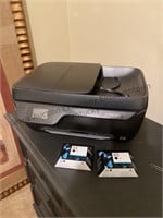HP printer OfficeJet 3830 with ink cartridges