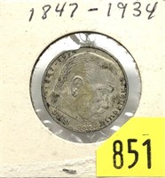 1934 German 3 marks