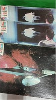 3 Vintage Star Trek MB Puzzles